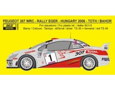 Decal – Peugeot 307 WRC „Hungary“ -  Eger Rallye 2006